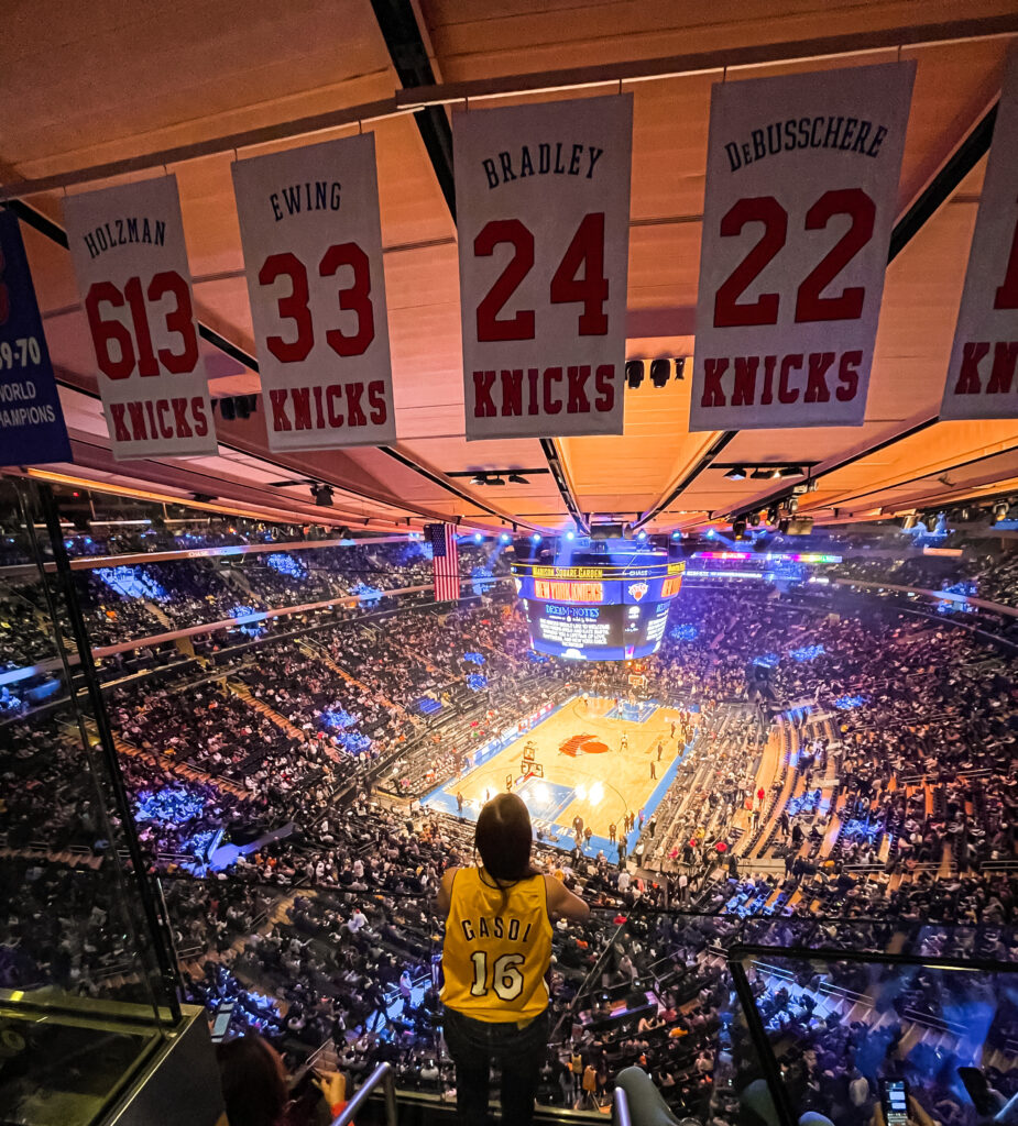 Partido de la NBA en Nueva York