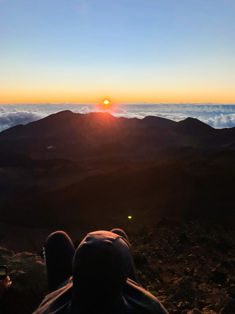 Amanecer en el Volcán Haleakala